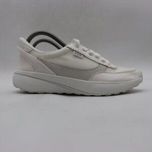 KIZIK Paris Slip On White Shoes Hands Free Lace Up Women's Size 8 Casual Comfort